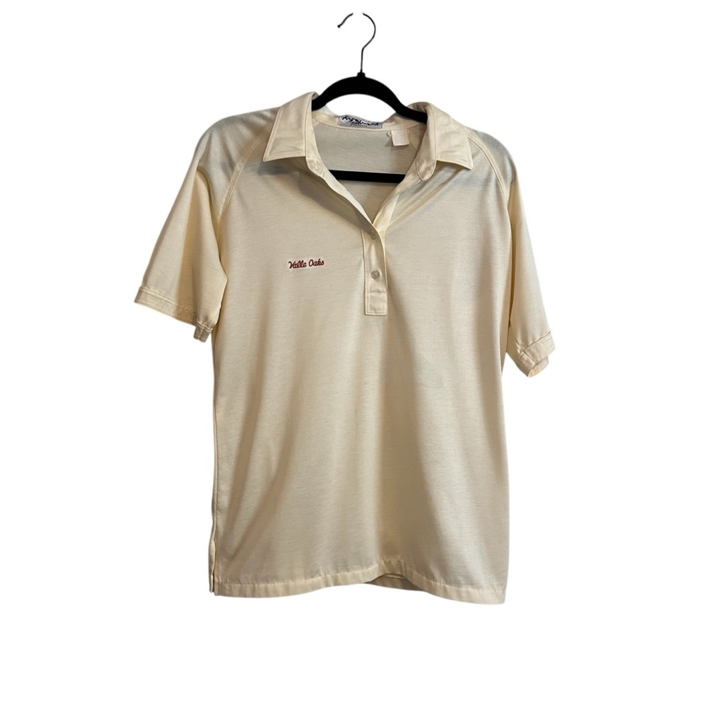 Silver Fox Yellow Polo Shirt Size Large